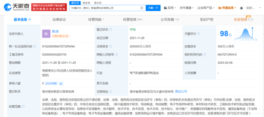 寧德時代貴州科技公司經營異常，新興能源技術研發之路何去何從？
